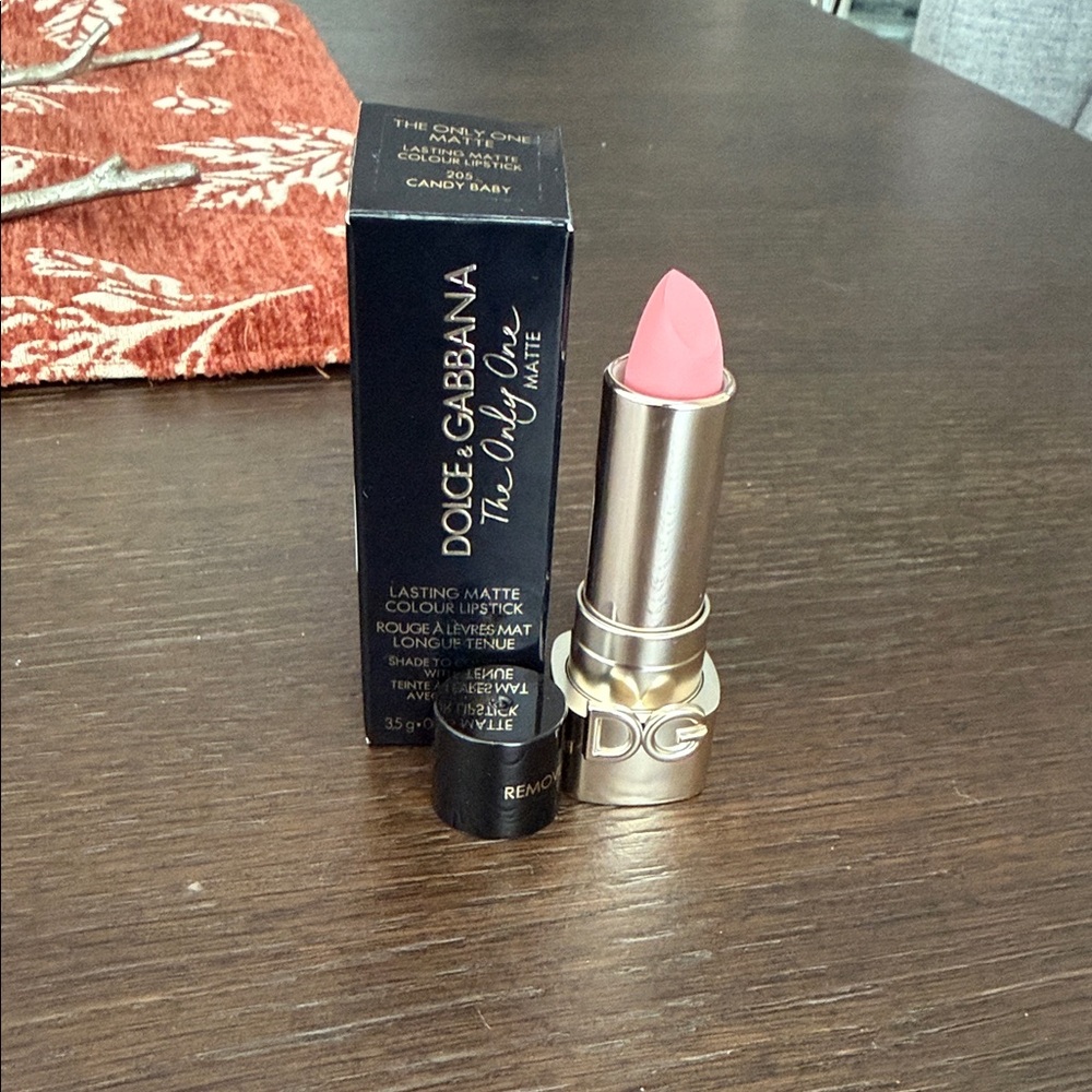 New Dolce & Gabbana Matte Lipstick - Candy Baby Shade (205)
